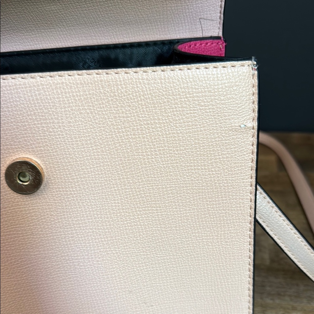 Dune London Pink and Cream Women's Purse with Crossbody Strap - Picture 9 of 9